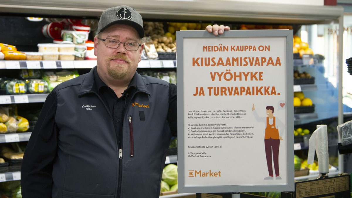 K-Market-ketjun "kiusaamisvapaa vyöhyke" on Vuoden turvallisuusteko