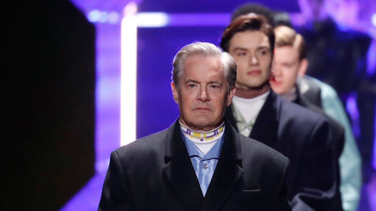 Twin Peaks -tähti Kyle MacLachlan yllätti catwalk-mallina