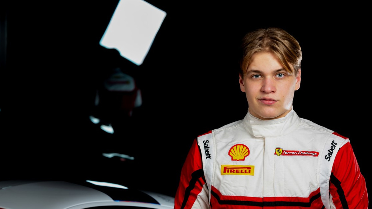 Suomalainen Luka Nurmi, 16, rata-autojen merkkiluokkaan - Ferrari Challenge Europe -sarjan historian nuorin kuljettaja