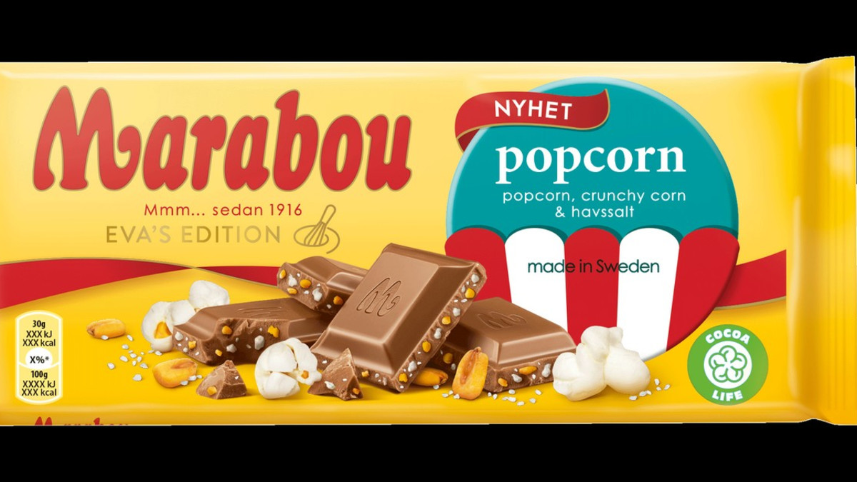 Marabou tuo Popcorn-suklaan - "Luo oma makusi" -kilpailun voittajamaku