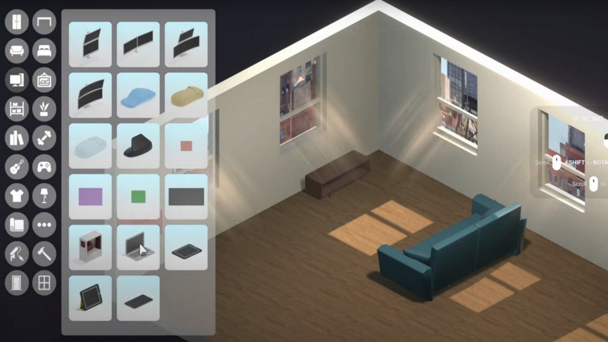 My Dream Setup -simulaatiopelissä luodaan unelmien huone