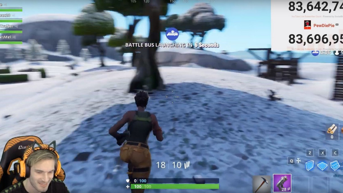 T-Series kiri melkein ohi - PewDiePie otti esille salaisen aseen: Fortnite