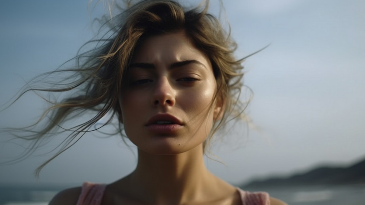 Nuori nainen hämmästyi rannalla ihmisten katseista - Syy selvisi TikTok-videolta