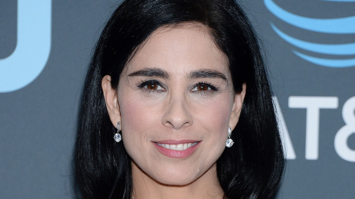 Melkoinen rintavako! Koomikko Sarah Silverman käänsi päät