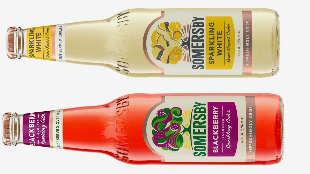 Somersby-siidereihin kaksi uutta makua: valkoviiniä ja karhunvatukkaa