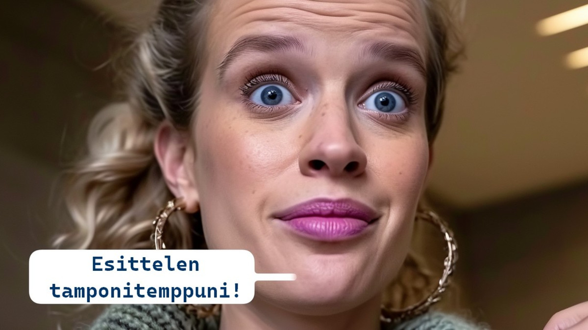 TikTok-Sarah esitteli outoa tamponikikkaa