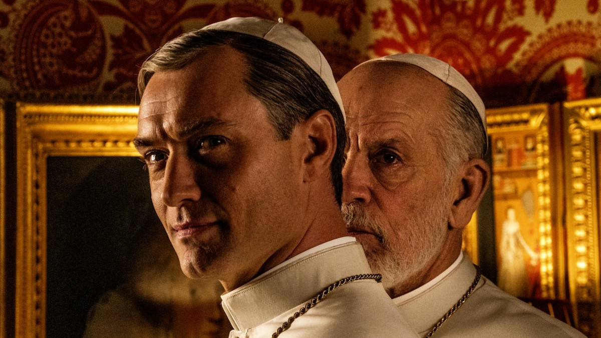 HBO Nordic tänään: Jude Law ja John Malkovich tähdittävät draamasarjaa The New Pope
