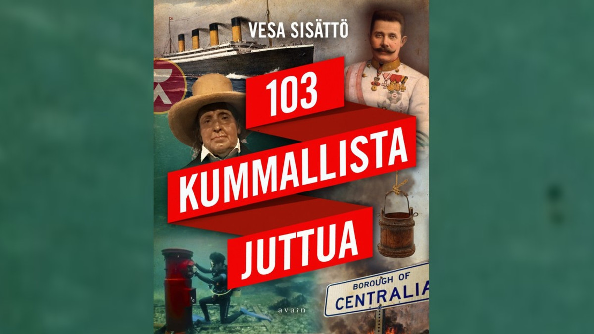 Vesa Sisättö julkaisee uuden kirjan 103 kummallista juttua - "Kertomukset tarjoavat loistavia aasinsiltoja uusiin outoihin keskusteluihin"