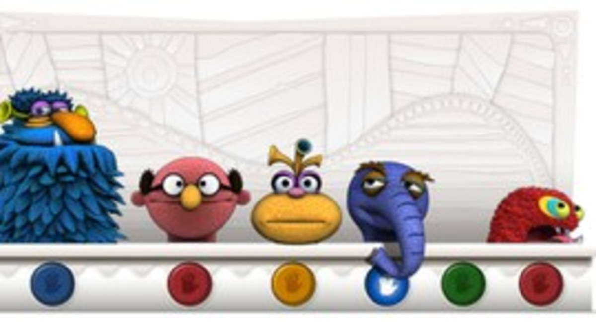 Googlella tänään hauska, animoitu logo