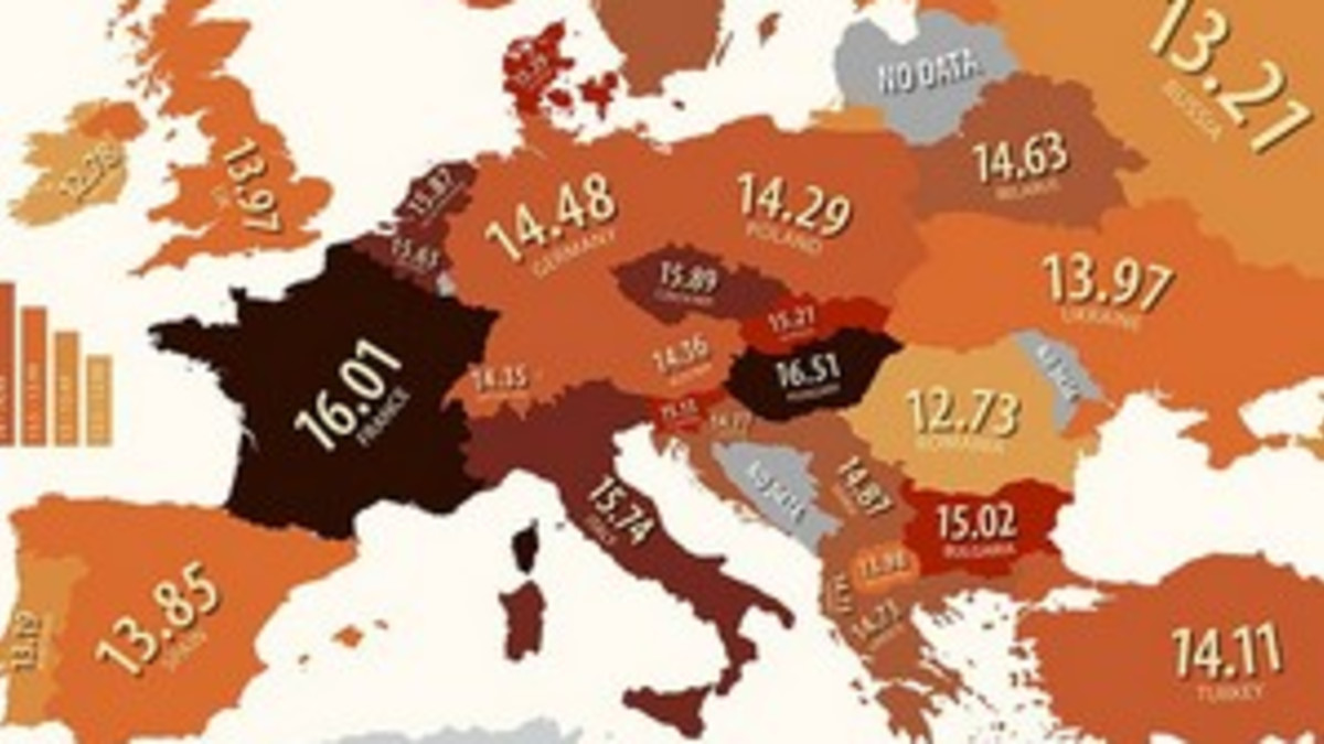 Euroopan peniskartta julkaistu - Suomi ei kalukartalla juhli