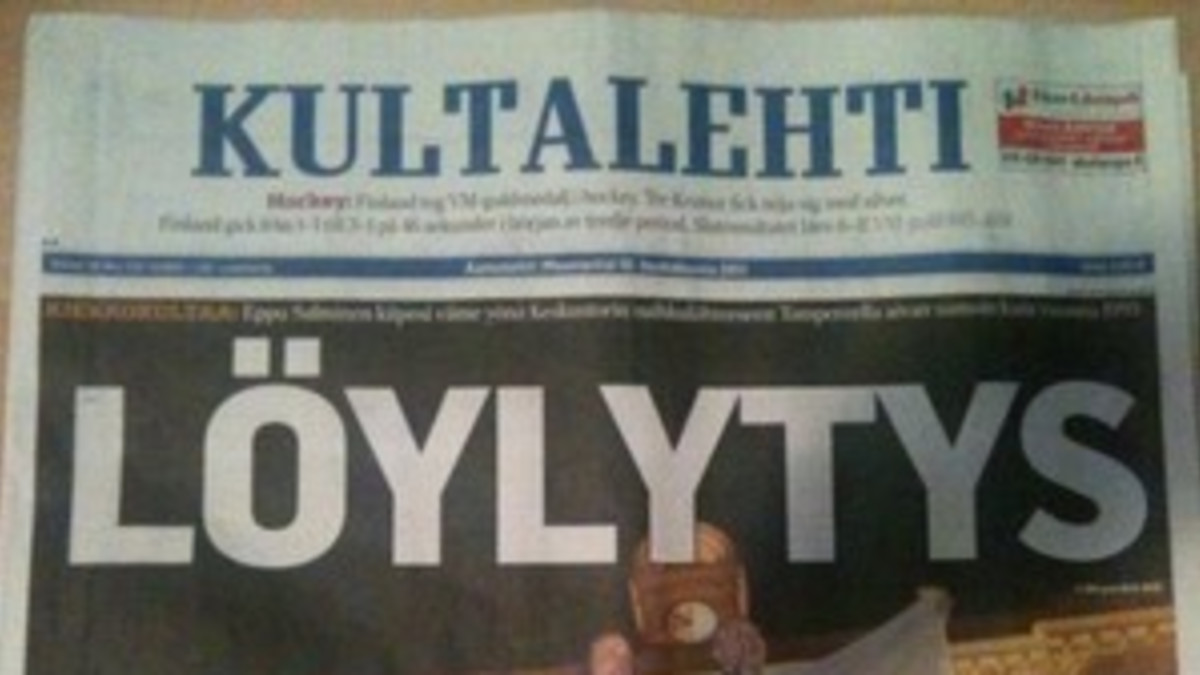 Aamulehti tempaisi harvinaisella tavalla MM-kullan kunniaksi