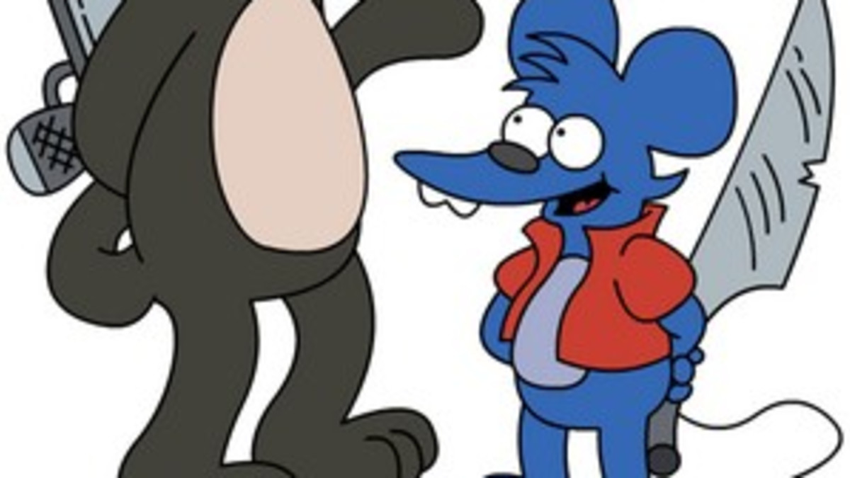 Simpsoneiden Tikku ja Takku -piirretyt koosteena