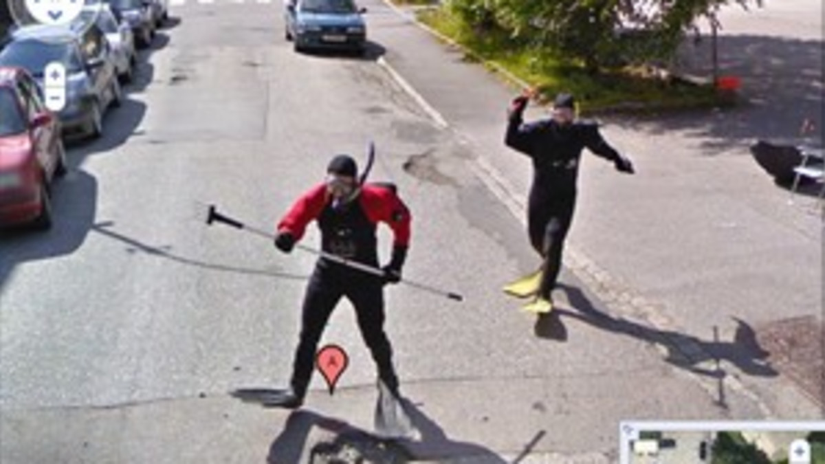 Haluatko pelleillä itsesi Googlen Street View -palveluun?