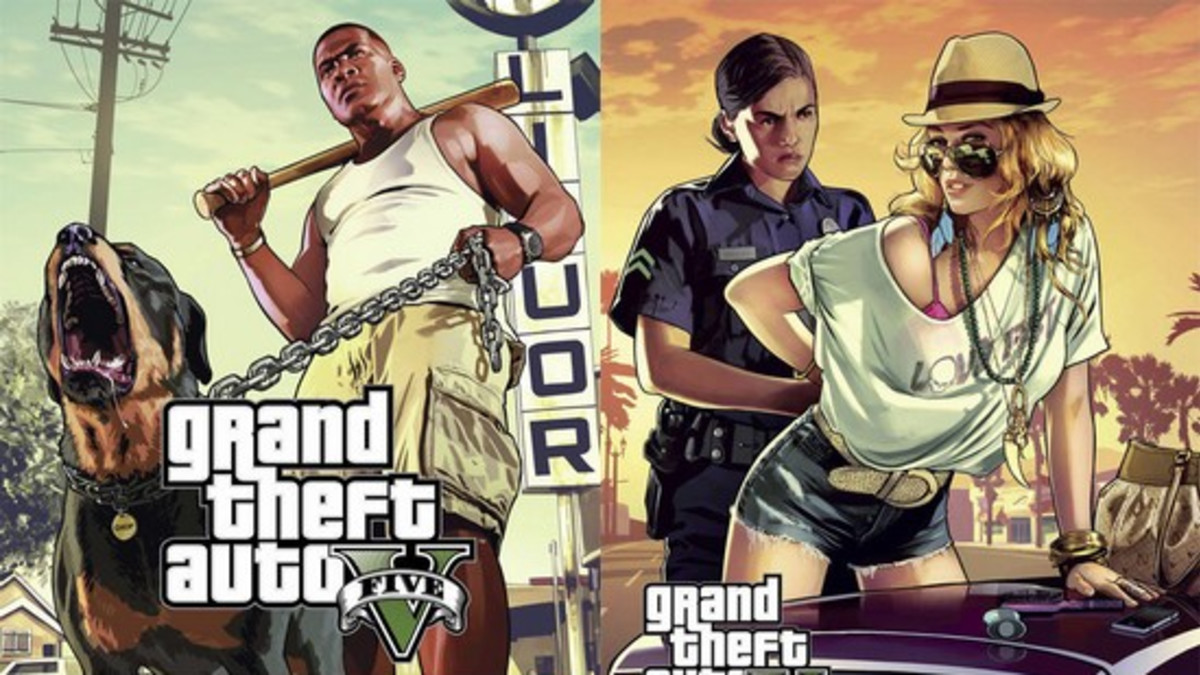 Kaksi uutta GTA V -kuvaa - nainen hehkeänä pidätettäessäkin