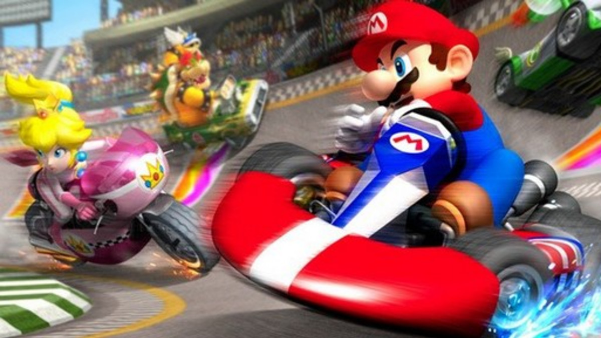 Mario Kart 8 näyttää hauskalta
