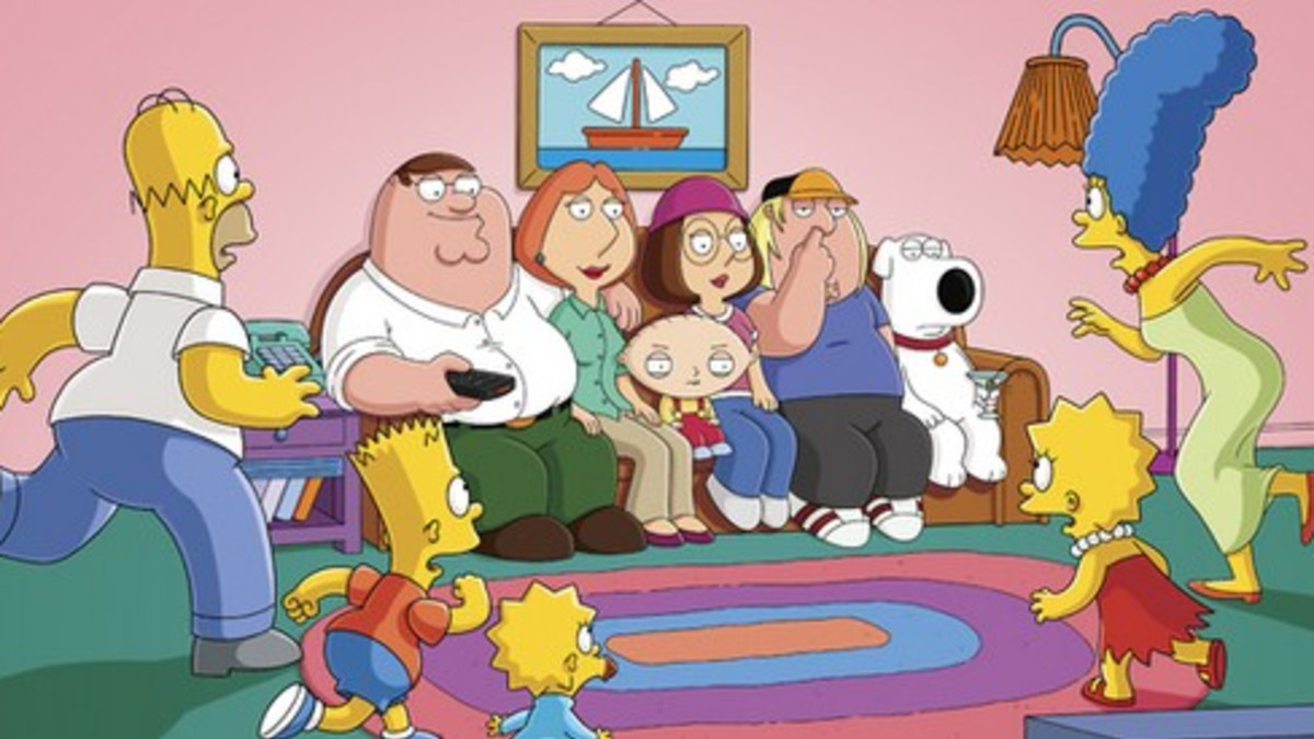 Simpsonit ja Family Guy kohtaavat pian - uusia kuvia