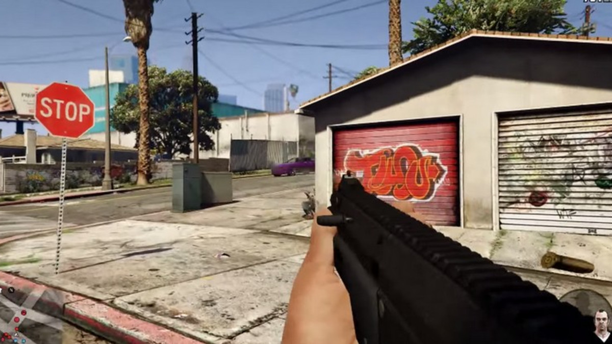 Tältä näyttää Grand Theft Auto V:n First Person -moodi PS4:llä