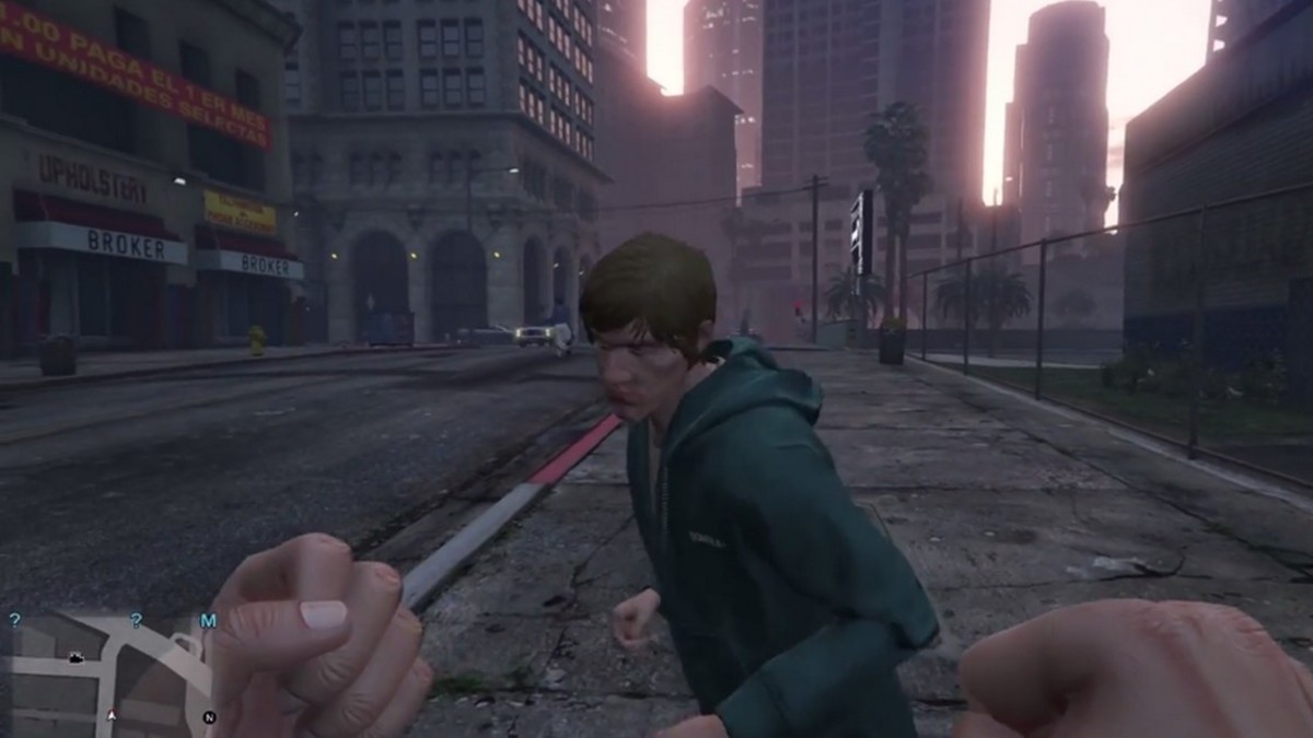 Näitkö vielä GTA V:n First Person -moodia tositoimissa? - katso tästä