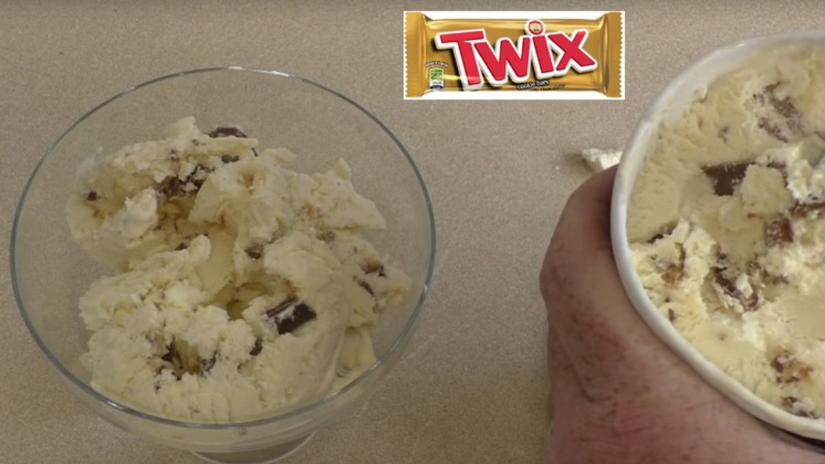 Twix-patukoista jäätelöä - näin teet sitä kotona