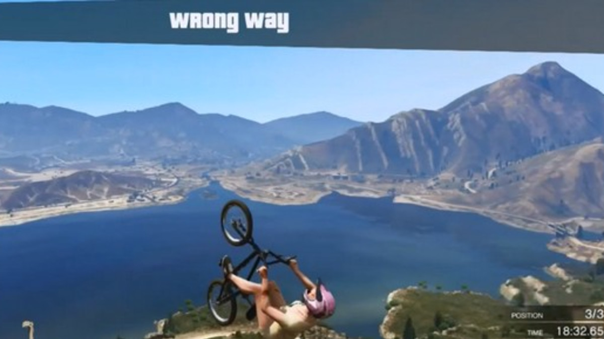 Grand Theft Auton polkupyörissä terhakkaita liito-ominaisuuksia