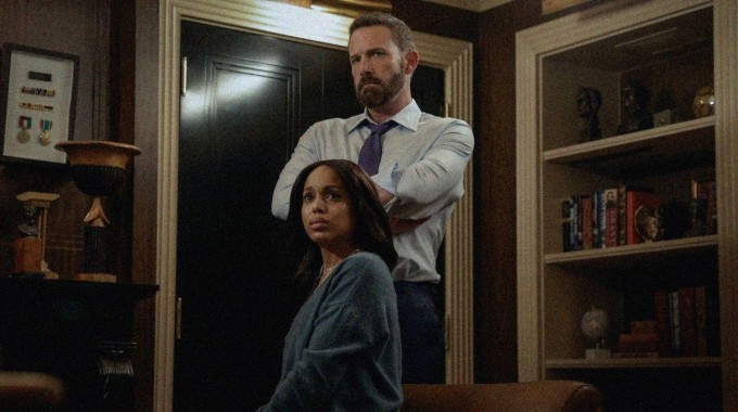 Ben Affleck ja Kerry Washington Animals-elokuvan kohtauksessa.