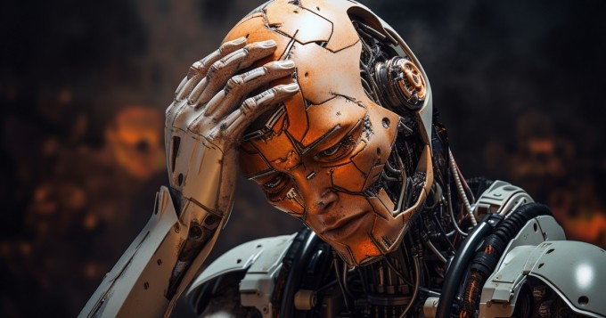Robotin facepalm