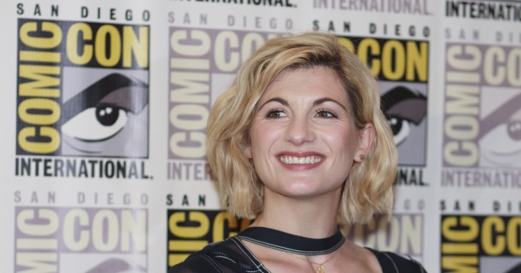 Image result for jodie whittaker sdcc 2018