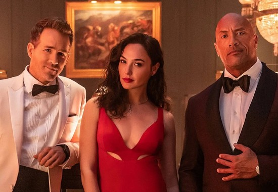 Red Notice - Dwayne Johson - Ryan Reynolds - Gal Gadot