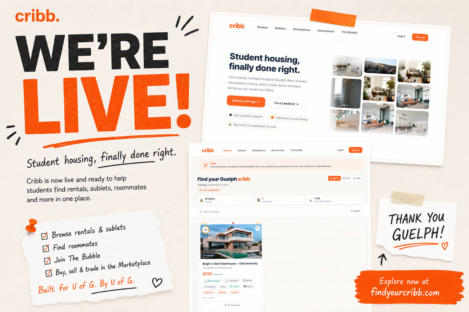 π Cribb is officially LIVE!