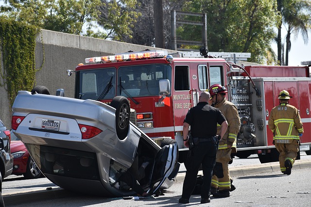 A vehicle accident