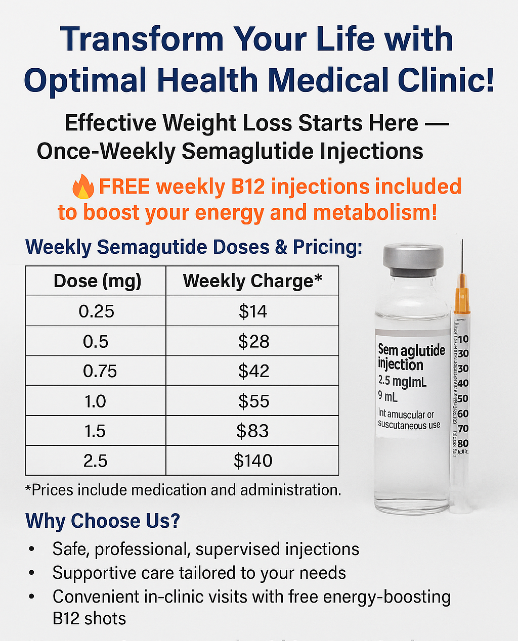 Cash Payment acceptance for medical health at Optimal Fatimal Health, Mesa