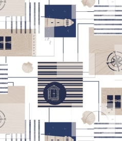 BONITA - 155cm ronde - 6pc/rlx - CASA DA GUIA BLUE img