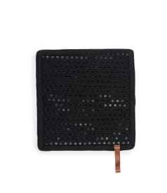 CHEF - pocket potholder - 20x20cm - 8pc - SIL.DOTS LICORICE img