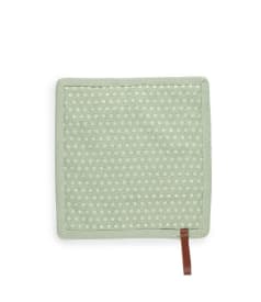 CHEF - topflappe mit tasche - 20x20cm - 8st - SIL.DOTS CELADON img