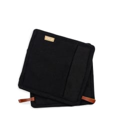 CHEF - manique avec pochette - 20x20cm - 8pc - BELLAVARDE LICORICE img