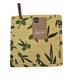 CHEF - potholder - 20x20cm - 8pc - OLIVE IT JOJOBA img