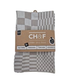 CHEF - tea towel - 50x70cm - 4sets/2pc - MAISONELLE OAT img