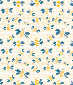 CAPTAIN COOK - 140cm - 20m - LET IT BEE MOSAIC BLUE img
