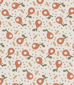 CAPTAIN COOK - nappe 140x180cm - A PEAR A DAY PAPAYA img