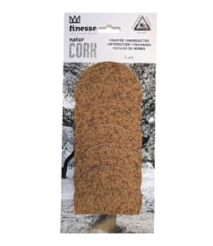 COASTER - non-skid - round - 16sets/6pc - NATURAL CORK img