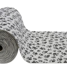 FIN AQUA - 50x80cm - 2pièces - PAWS BLACK img