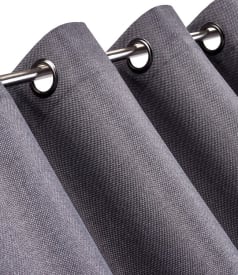 HMS - bo eyelets - 135x260cm - 2pc - BRUNO GREY img