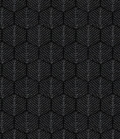 JACQUARDI - 140cm - 15m - HUNAYA INK BLACK SILVER img