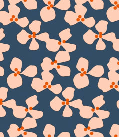 LOLA - 140cm - 20m - POPPY MORNING BLUES img