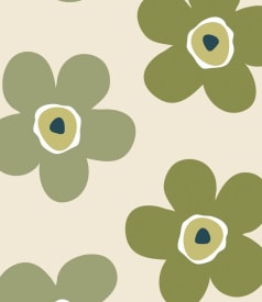 LOLA - 140cm - 20m - SMALL BIG FLOWER MOSS img