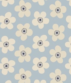 LOLA - 140cm - 20m - SMALL BIG FLOWER ICE GREY img