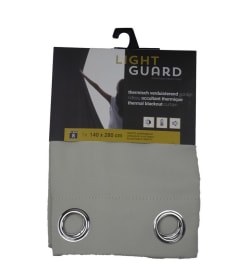 LIGHT GUARD - thermal bo oeillets - 140x280cm - 2pc - CREAM img