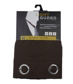 LIGHT GUARD - thermal bo oeillets - 140x280cm - 2pc - ESPRESSO img