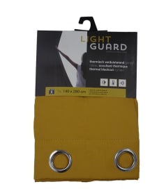 LIGHT GUARD - thermal bo eyelets - 140x280cm - 2pc - HONEY GOLD img