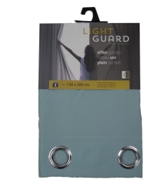 LIGHT GUARD - uni eyelets - 140x280cm - 2pc - CLOUD BLUE img